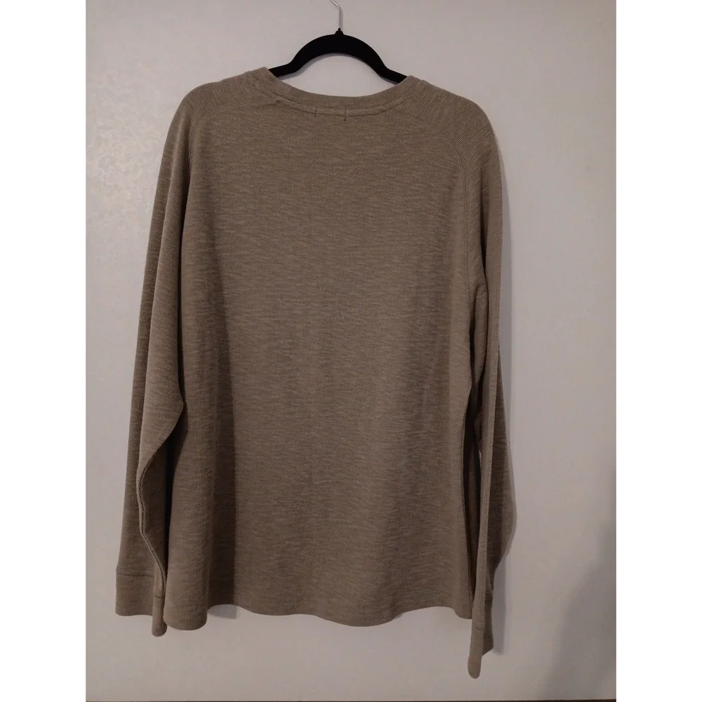 NWT Banana Republic Sweater Timber Wolf Double Knit Crew  Sz. XXL‎